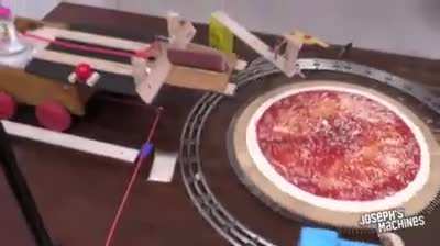 Rube Goldberg Pizza Machine