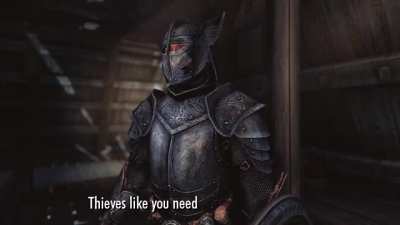 Guard Teaches Thief Girl A Lesson