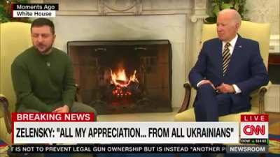NEW - Ukraine's Zelensky thanks 