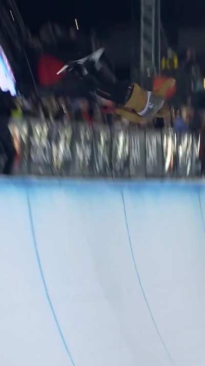 Scotty James took home his 3rd consecutive Gold in the Laax Open Superpipe