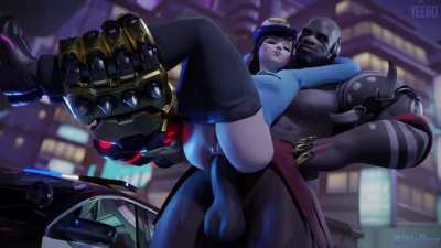 Officer D.Va takes a bribe (Yeero, Volkor)