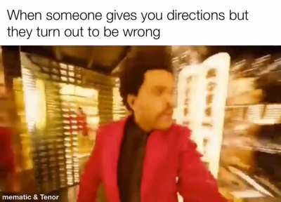 I swear they said go straight then left?