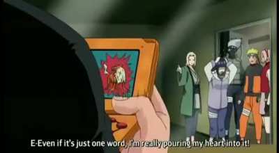 Hinata calling Naruto in various reactions