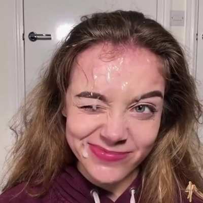 She's happy and proud in the end