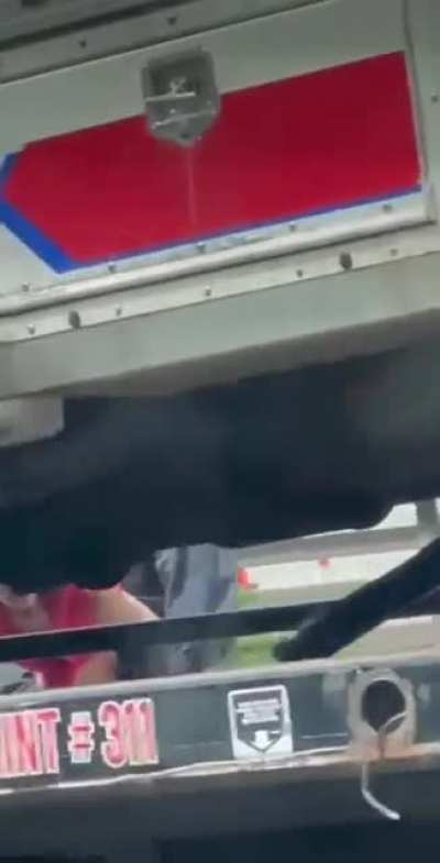 Luckily there’s a truck to hide them..