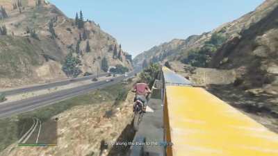 Cool stunt, isn't it ?