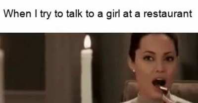 But she is blind.