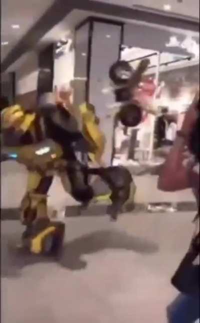Poor lad literally got broken
