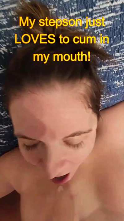 He just loves finishing on my face!