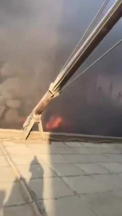 Close-up explosion.
