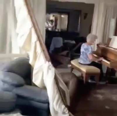A grandmother playing 'Auld Lang Syne' on a piano surrounded by rubble from the Beirut explosion reminds us that beauty will always prevail