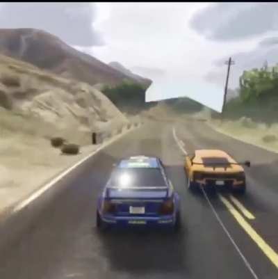 ( melhor cena de uma corrida do GTA 5). Por cornografista. 