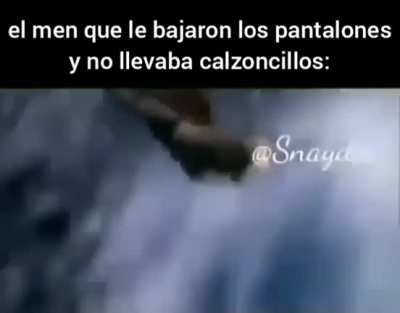 Y asi descubrí para que sirven los calzoncillos 👍