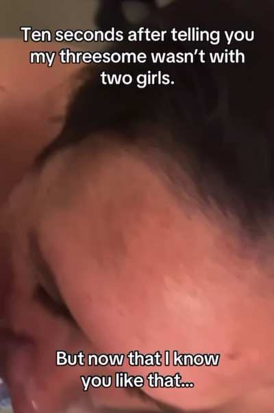 How would you feel if your wife told you this?