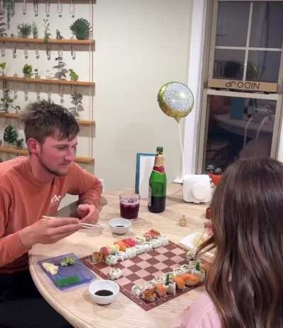 Of all the stupid ways I’ve seen to eat sushi