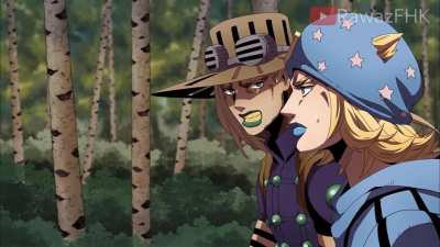[OC] Fall off Your Horse Animated [Steel Ball Run]