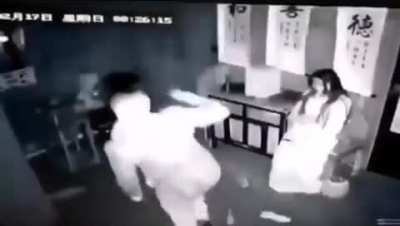 Scary ghost encounter