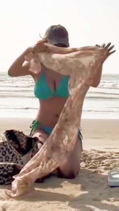 On the beach