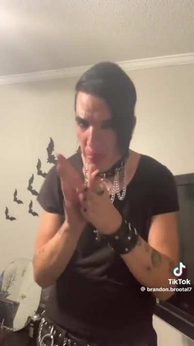 Goth singer