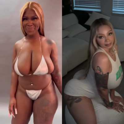 Two black models