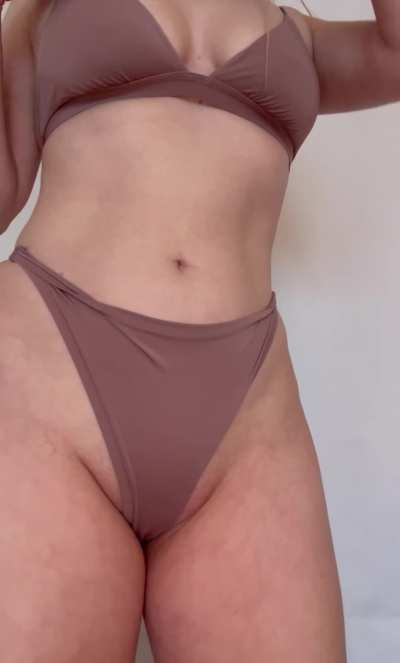 Silky panties feel so good after shaving