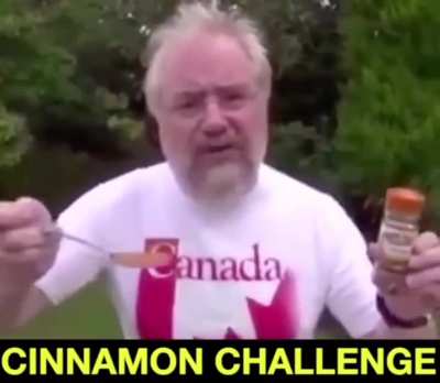 I’m above this cinnamon, you won’t get a reaction out of me!