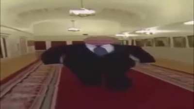 Wide Putin Walking