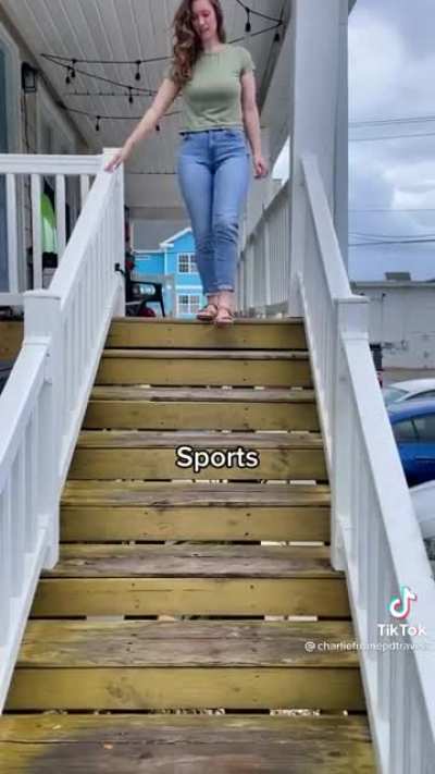 Potentially the greatest TikTok trend ever (make sure to watch until she gets to “natural”)