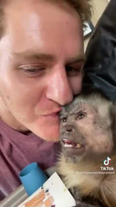 Even the monkey was cringing, man.