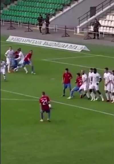 Soccer team play at another level