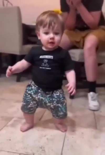 When you wait for your child's first steps..