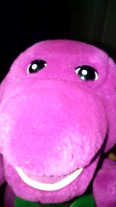 Some old barney toy from the early 2000s