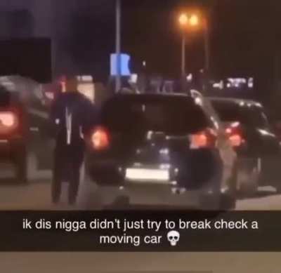 Brake checking a car with your body what can go wrong