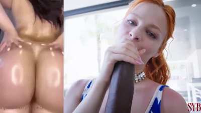 Big white asses need BBC