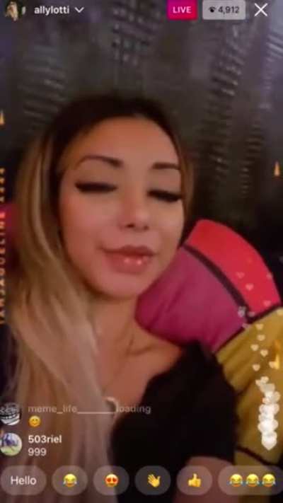 Guys am I trippin or did ally get horny reminiscing on bouncing on juice 😭