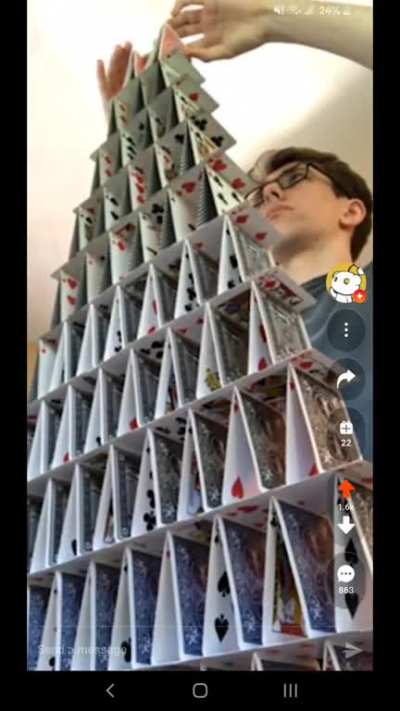 tower of cards