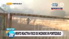 This happened a few years ago when Chile was burning in hell.