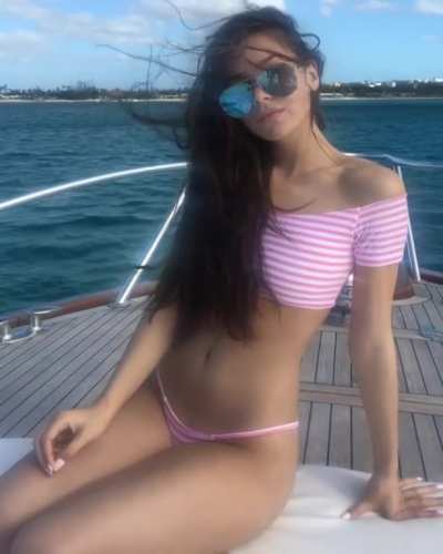 In a bikini on IG, Jan 1st 2017