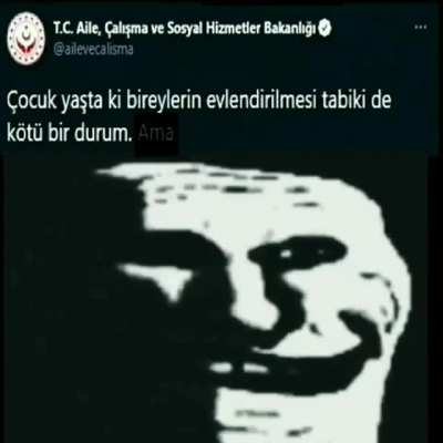 Çocuk yaşta ki bireylerin evlendirilmesi tabiki de kötü bir durum. Ama