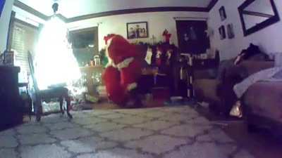 Dressed as Santa for my younger siblings and cousins and told them we 