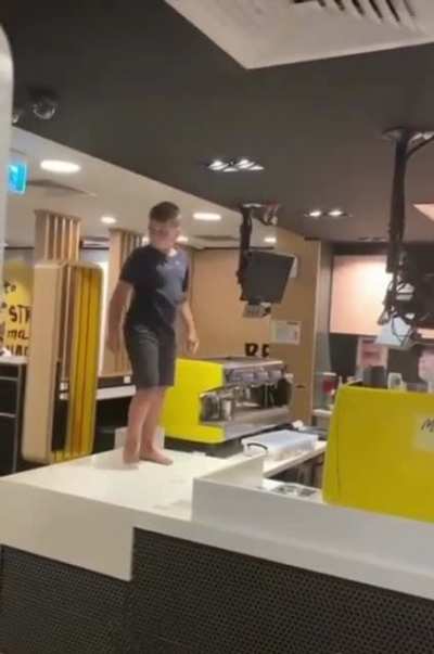 Kid gets SERVED