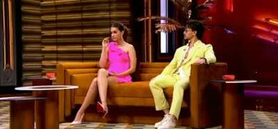 KWK video - KJO asking about “Best actress in country” and A little bit jealousy or envy or any competition with Alia to Kriti ❤️