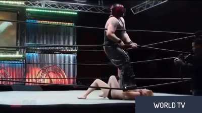 Cali Danger is manhandled!