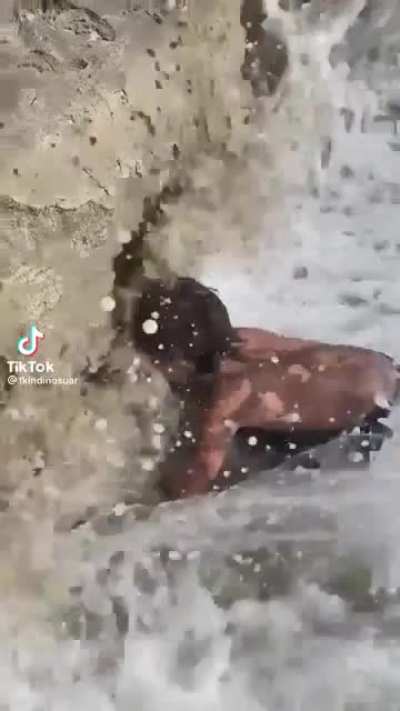 He definitely found something