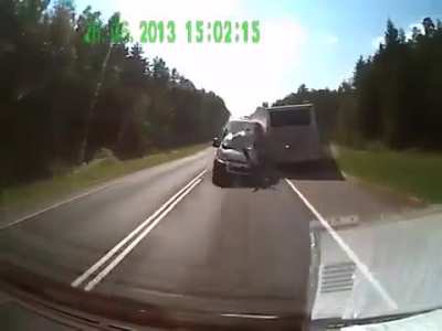 Nasty head-on collision