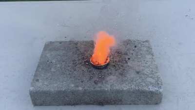 Testing different mixtures for my rocket. Link to the video on how to make them and the test launch of my rocket will be in the description.
