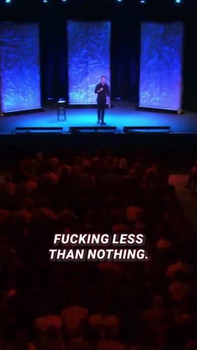 Comedian Anthony Jeselnik dropping truth bombs.
