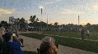 Bernie Sanders hitting a single at Iowa’s Field of Dreams!
