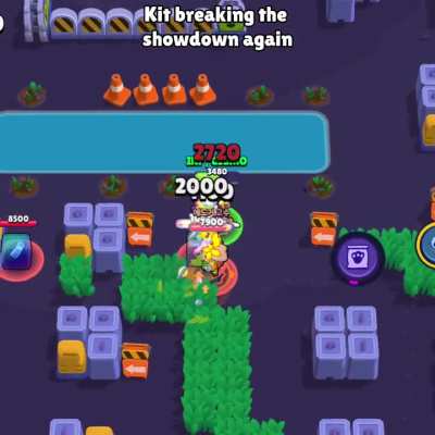 Kit is broken in loaded showdown