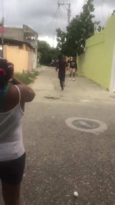 Playing in the steets